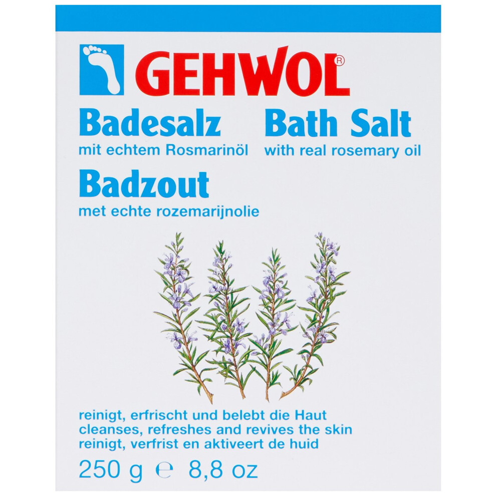 Gehwol Rosemary Bath Salts 10 X 25G Cleansing Foot Bath - Natural Revitalising