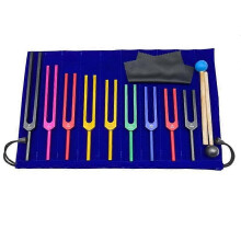 9-teiliges Set Stimmgabeln aus Aluminiumlegierung, Therapiestimmgabeln