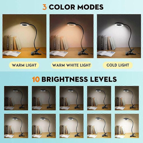 Λάμπα ανάγνωσης LED, σφιγκτήρας κρεβατιού λάμπας ανάγνωσης 1