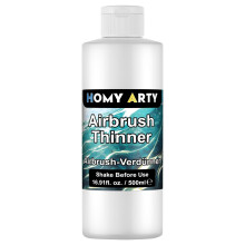 HOMY ARTY Airbrush Thinner - 500 ml, Water-Based Acrylic Paint Thinner, to Improve Color Flow for Shoes, Clothes, Metal and Plastic Models