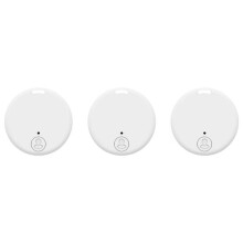 3-pack GPS-spårare för fordon, nyckelfinnare, GPS-spårare, mini-GPS-spårare, GPS-spårare för husdjur, vit