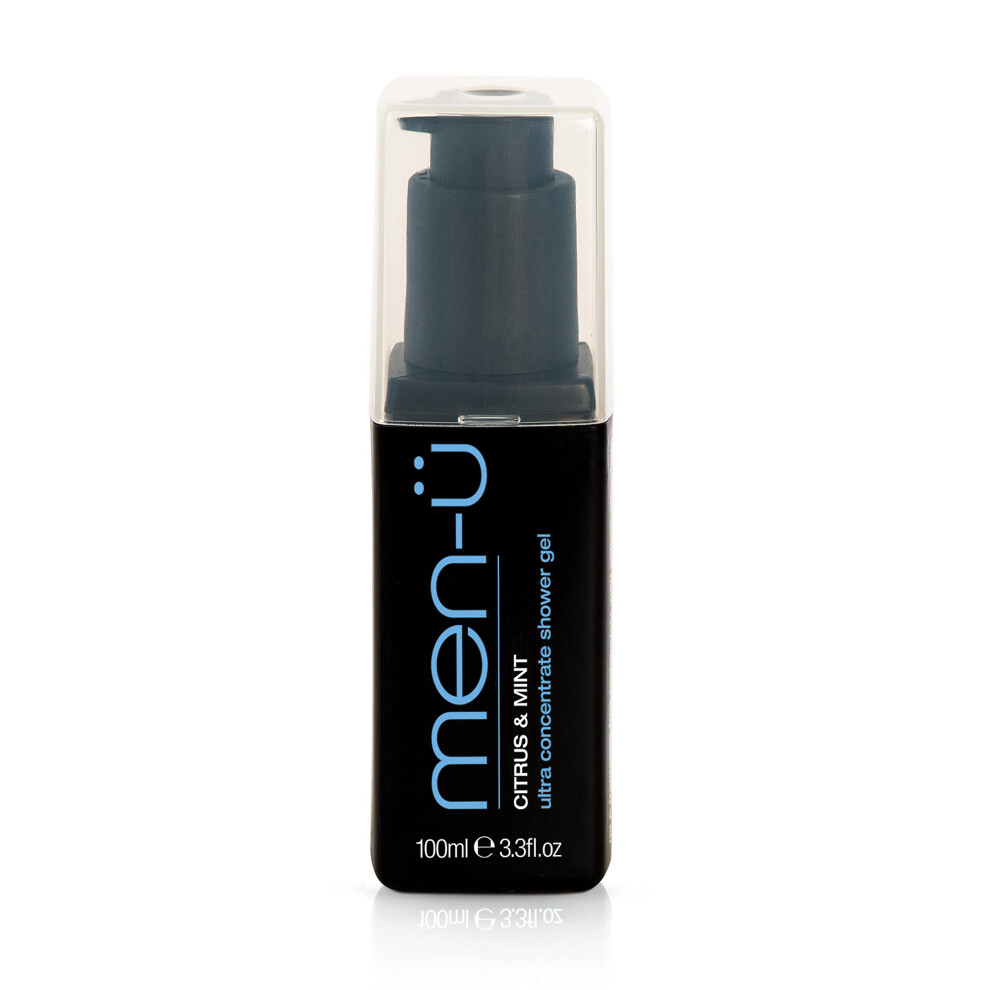 Men-ÃÂ¼ Men-? Citrus & Mint Fragrance Mens Shower Gel 100Ml, Mint Shower Gel. High Performance & Longer Lasting. Travel & Vegan Mens Body Wash - 100Ml