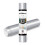 TECKWRAP Permanent Adhesive Vinyl 12" x 10ft, Glossy Silver 1
