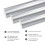 TECKWRAP Permanent Adhesive Vinyl 12" x 10ft, Glossy Silver 2