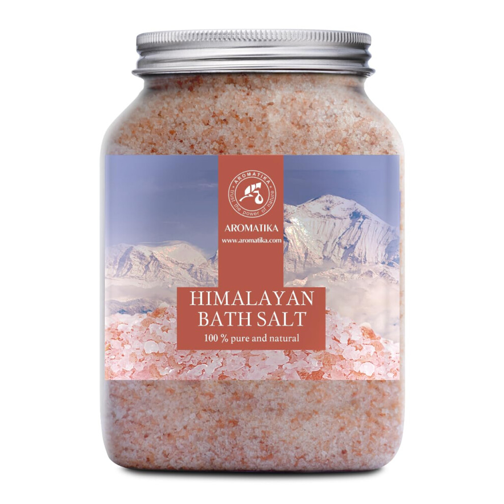 Aromatika Trust The Power Of Nature Pink Himalayan Salt 1300G - 100% Pure And Natural - Ideal For Sleeping Well - Stress Relief - Bath - Beauty - Relaxation