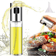 Olivenöl-Sprühflasche, 100 ml, tragbare Öl-Sprühflasche, Glasflasche