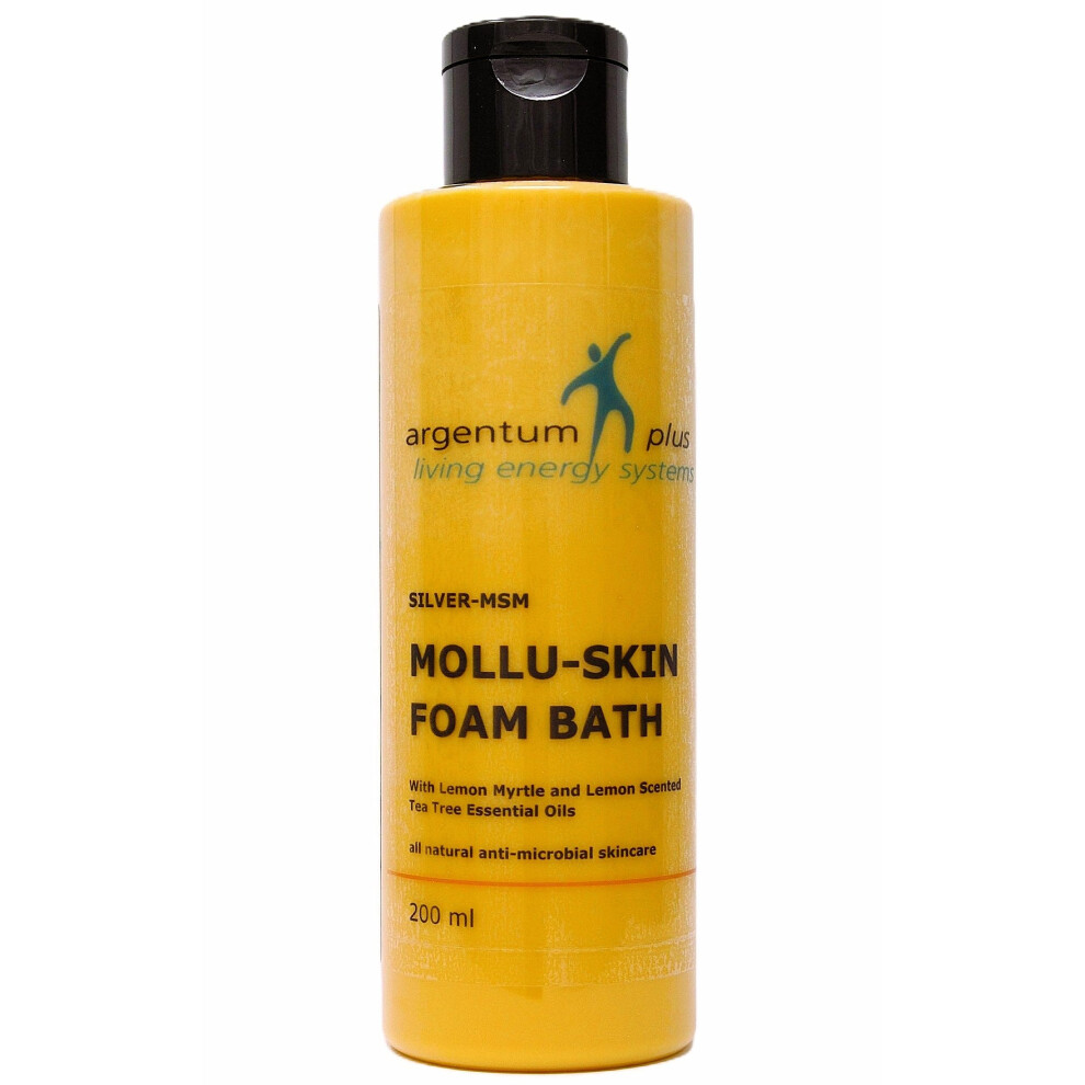 Argentum Plus - Silver-Msm Mollu-Skin Foam Bath With Lemon Myrtle 200 Ml