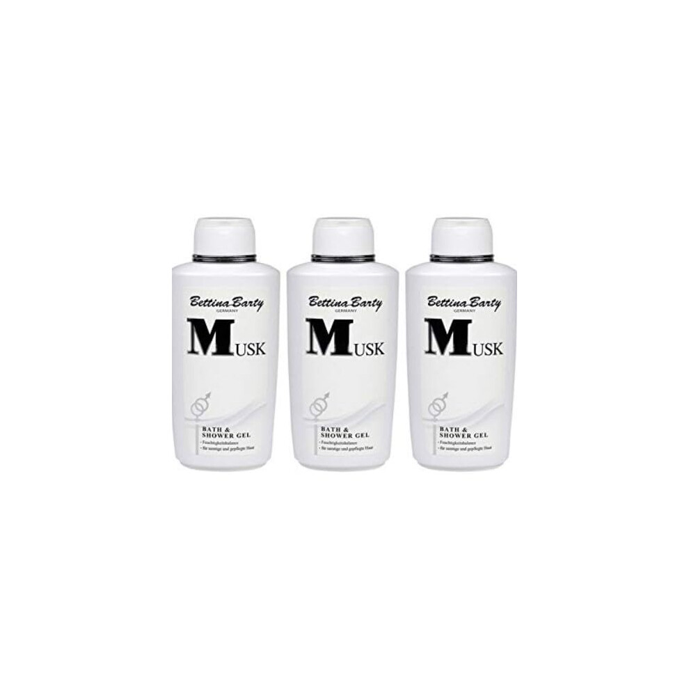 Bettina Barty Musk Bath & Shower Gel 3 X 500 Ml