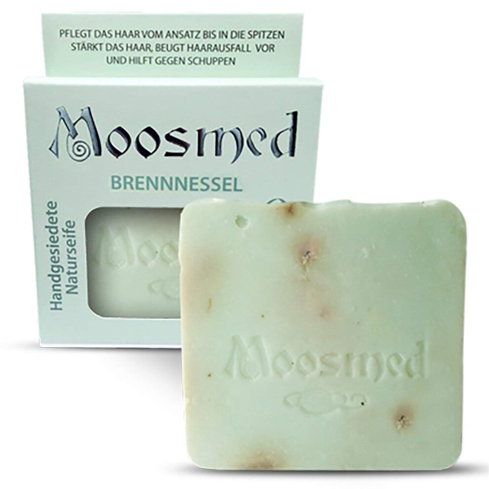 Moosmed Stinging Nettle Natural Soap - Vegan Organic Soap Handmade In Germany