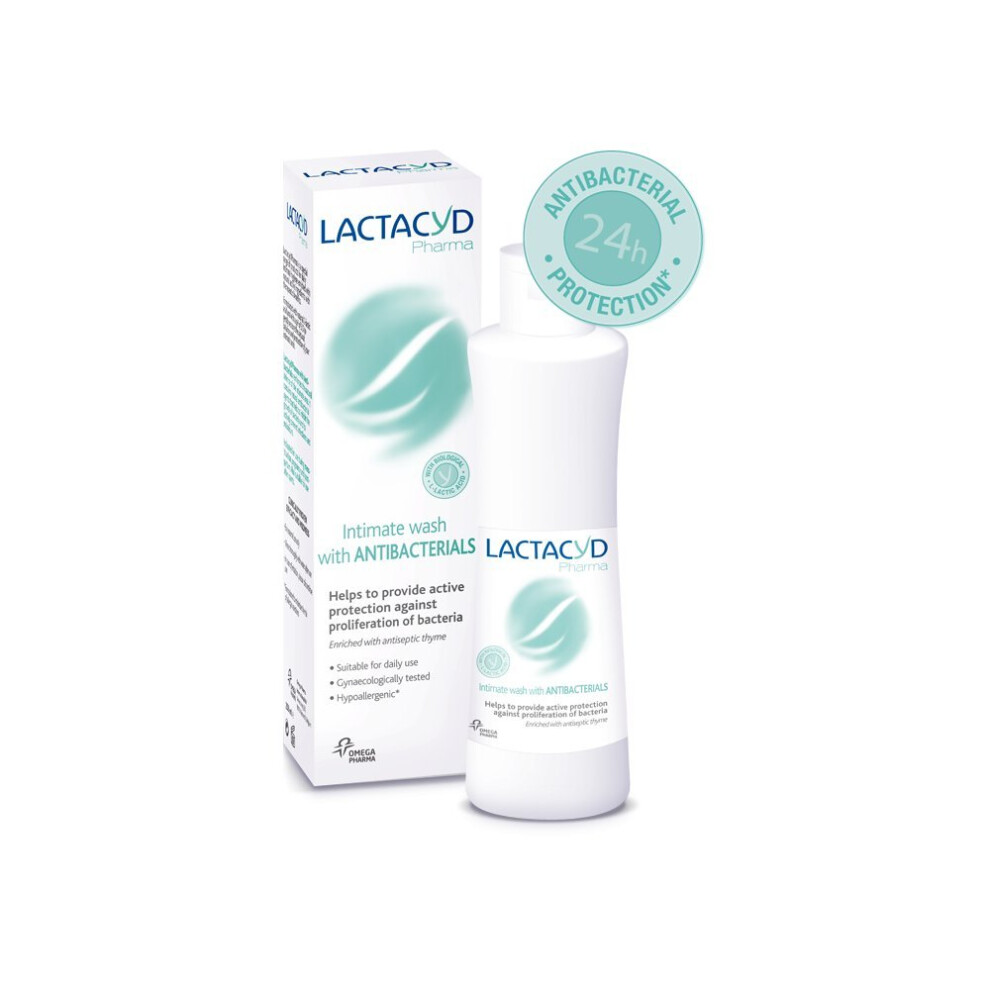 Lactacyd Pharma Antibacterial Intimate Wash 250Ml