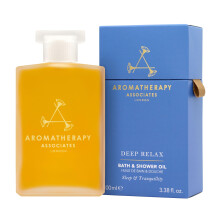 Aromatherapy Associates Bath and Shower Oil, Luxury Spa, Natural Bath, Bath Oil, Vegan, Cruelty Free, Environment Friendly (Deep Relax Bath and Shower