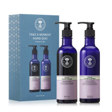 Neal's Yard Remedies Take A Moment Citrus Gift Set, Hand Wash & Hand Lotion With Essential Oils, Vegan & Cruelty-Free, Set of 2