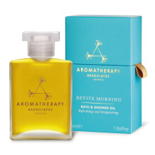 Aromatherapy Associates Bath and Shower Oil, Luxury Spa, Natural Bath, Bath Oil, Vegan, Cruelty Free, Environment Friendly (Revive Morning Bath and