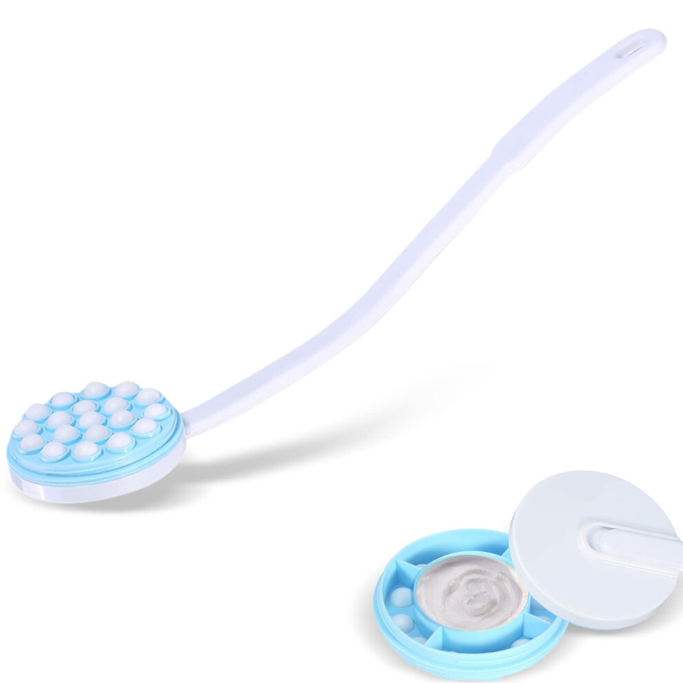 Agatige Cream Body Lotion Applicator For Back, Oil Applicator With Long Handle Back Bath Brush Body Massaging Tool Self Application Of Sunscreen, Fake Tanner,