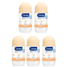 50Ml X 5 Roll On Deodorant Sensitive