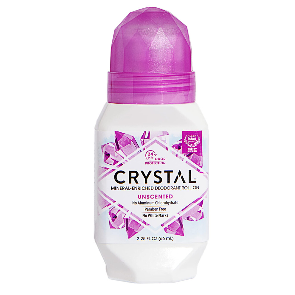 Crystal Essence Crystal Body Deodorant Roll-On-2.25 Oz, 2 Pack