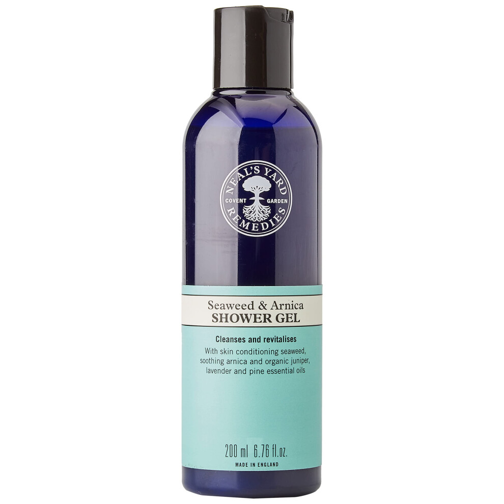 Neal's Yard Remedies Lavender Seaweed & Arnica Shower Gel | Cleanse & Replenish Skin | 200Ml