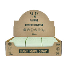 Faith In Nature Natural Rosemary Hand Soap Bar Box Set, Balancing, Vegan & Cruelty Free, No SLS or Parabens, 18 x 100g