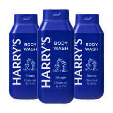 Harry's Men's Body Wash Shower Gel, Stone, 532ml, Pack of 3 - No Parabens, Sulfates, or Dyes
