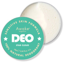 Awake Organics DEO - Natural Plastic Free Deodorant Balm - Star Cloud - Gentle & Unscented for Sensitive Skin - Aluminium Free - Bicarb Free - Vegan -