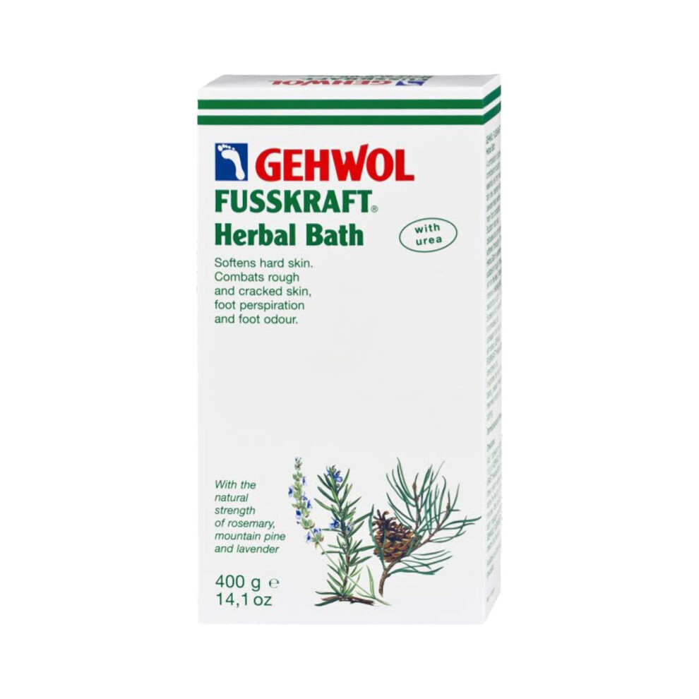 Gehwol Fusskraft Herbal Foot Bath 400G - Refreshes, Softens And Deodorizes Feet