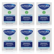 CUTICURA Mildly Medicated Bar Soap 100g 6 PACK VALUE. Skin Soothing Anti-bacterial. Allantoin & Glycerin to Prevent Minor Infections & Irritations.