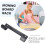 2pcs Ironing Board Wall Mount Holder Heavy Duty Double Hook Storage Rack for Home and Hotel 3