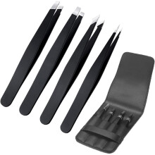 Stylish Precision Eyebrow Remover, High-Quality Stainless Steel Tweezers for Facial and Ingrown Hair, Effortless Extraction, Anti-Slip Handle Design,