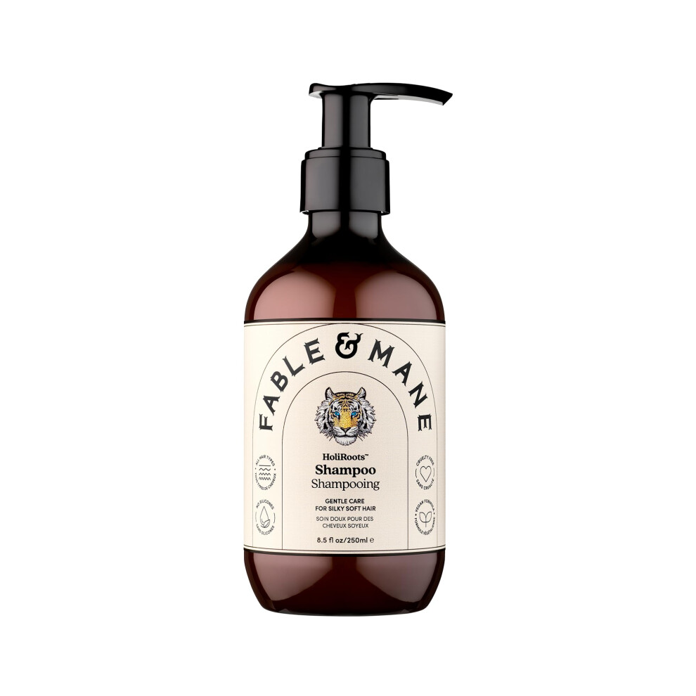 Fable & Mane Hydrating Shampoo, Moisturises And Cleanses Dry, Damaged Hair With Aloe Vera And Coconut Oil. For Medium To Thick Hair Types (250Ml)