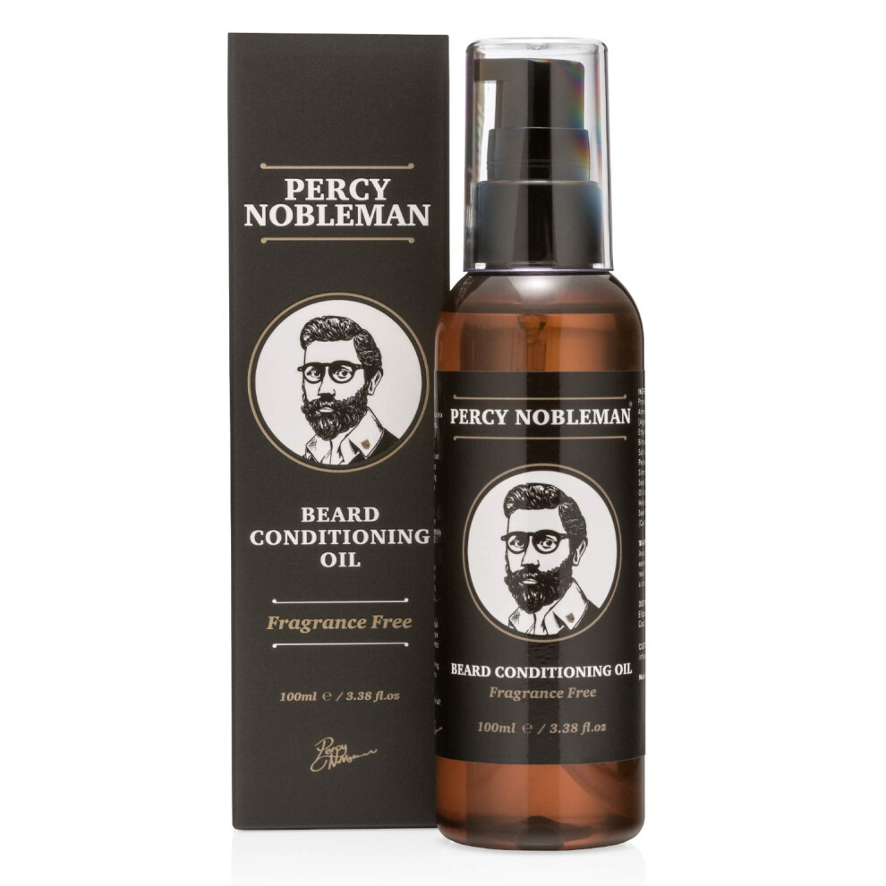 Percy Nobleman Beard Oil - Beard Conditioning Oil By - A Beard Softener And Deep Conditioner For Men (100Ml)