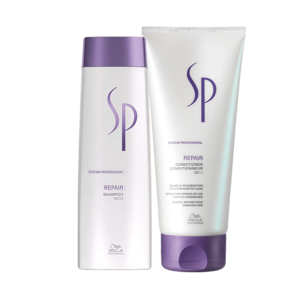 Wella Sp Professional Repair Duo Shampoo And Conditioner