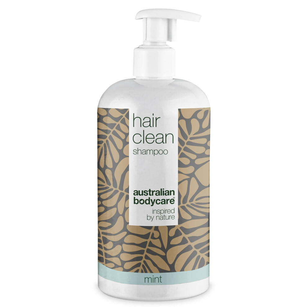 Australian Bodycare Shampoo 500 Ml Mint With 4-Terpineol, Known From Tea Tree Oil ? Anti Dandruff - For Itchy, Flaky, Dry Scalp - Psoriasis & Eczema Care - Scalp Pimples