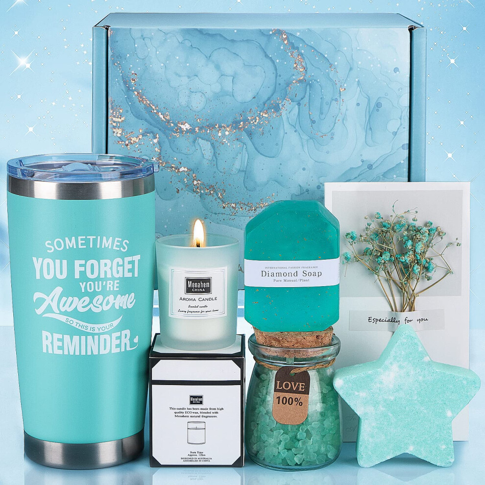 Tudou Women's Birthday Pamper Gifts For Unique Self Care Package Relaxation Spa Bath Set For Her, Wellbeing Get Well Soon Gifts For Pamper