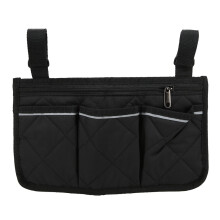 Borsa laterale per sedia a rotelle, contenitore multifunzionale per bracciolo, borsa laterale impermeabile per sedia a rotelle che garantisce che gli