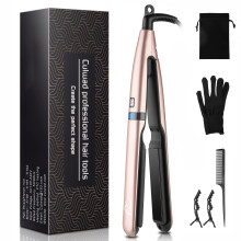Culwad Hair Straightener, Professional Ceramic Flat Iron for Hair and LCD Digital Display with Adjustable Temp (160?-230?) Straightner Iron, Dual