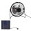 Quiet Operation Desk Fan with Various Power Method, Compatible with Solar Panel for Eco-Friendly Cooling 6