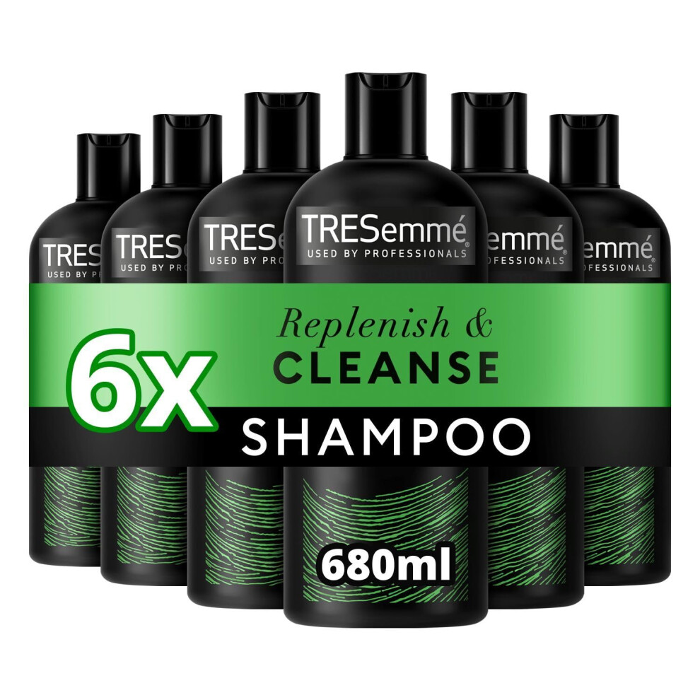 TresemmãÂ© Tresemm? Replenish & Cleanse Shampoo With A Vitamin Complex For Greasy Hair 6X 680 Ml