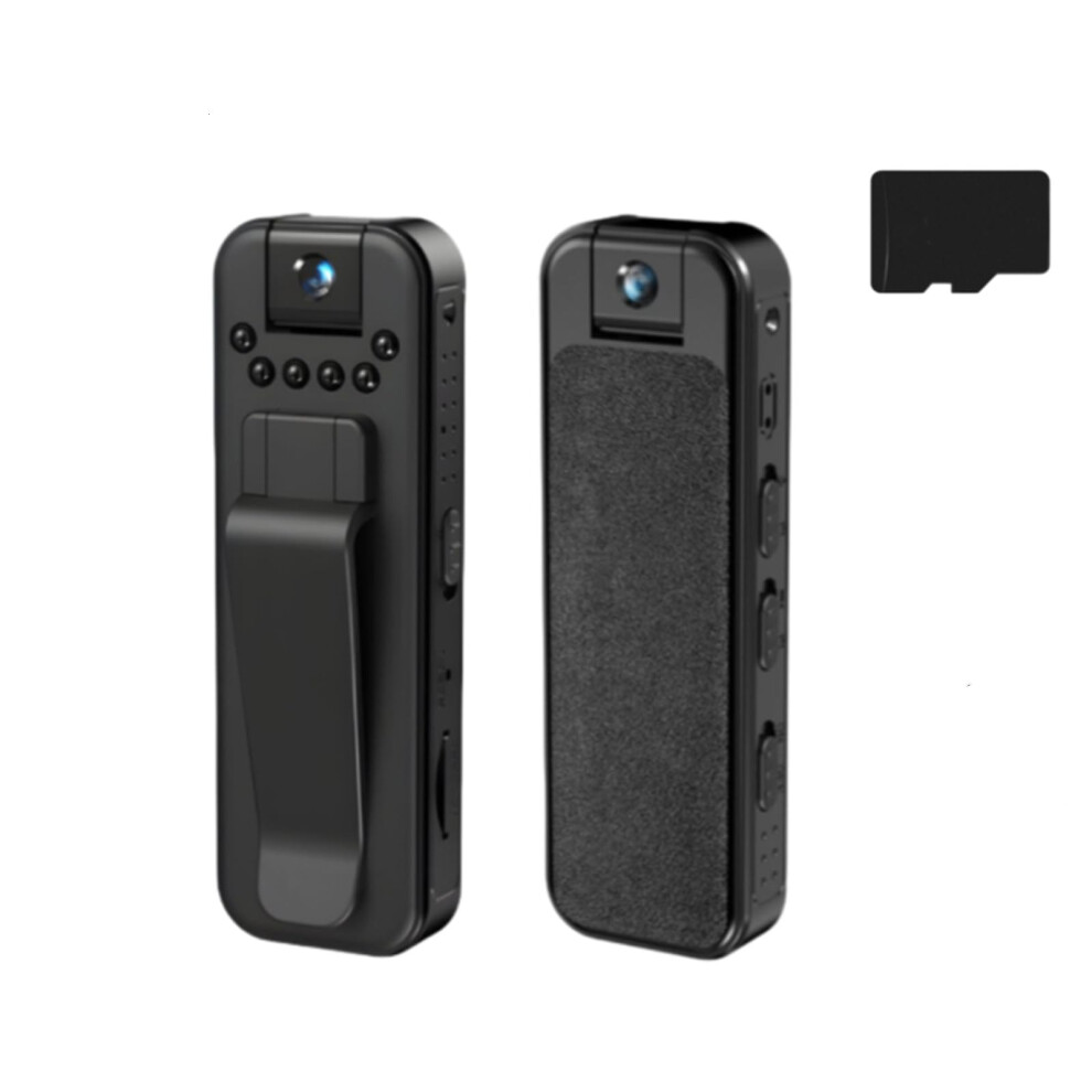 1080P Mini Body Camera With 180 Rotating Lens, Wireless Clipon Night Vision For Vlogging Wifi 8Gb 9094768956045