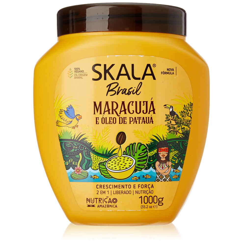 Skala Brasil Maracuja Creme De Tratamento, Conditioner 1000 Ml