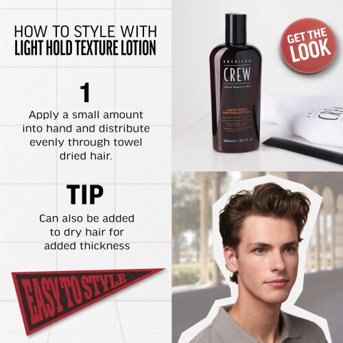 American Crew American Crew Light Hold Texture Lotion - 250ml 2