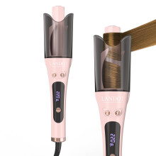 LANDOT Automatic Rotating Curling Iron 25mm - Versatile Styling for Salon Waves, Curls & Spirals | 8 Temp Settings & Anti-Scald Design for All Hair