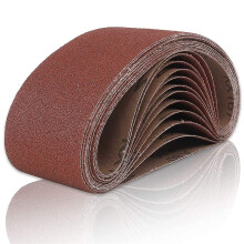 3x21 Inch Aluminum Oxide Sanding Belts 80 Grit 75x533mm Durable for Wood Metal Plastic Belt Sander 12pcs
