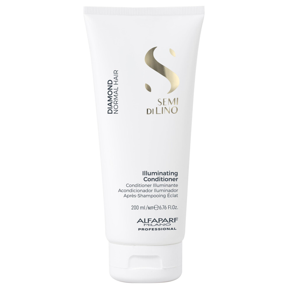 Alfaparf Milano Semi Di Lino Diamond Illuminating Conditioner, 200 Ml, 8022297064956