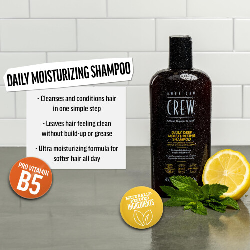 American Crew AMERICAN CREW Daily Moisturising Shampoo 1000ml 1