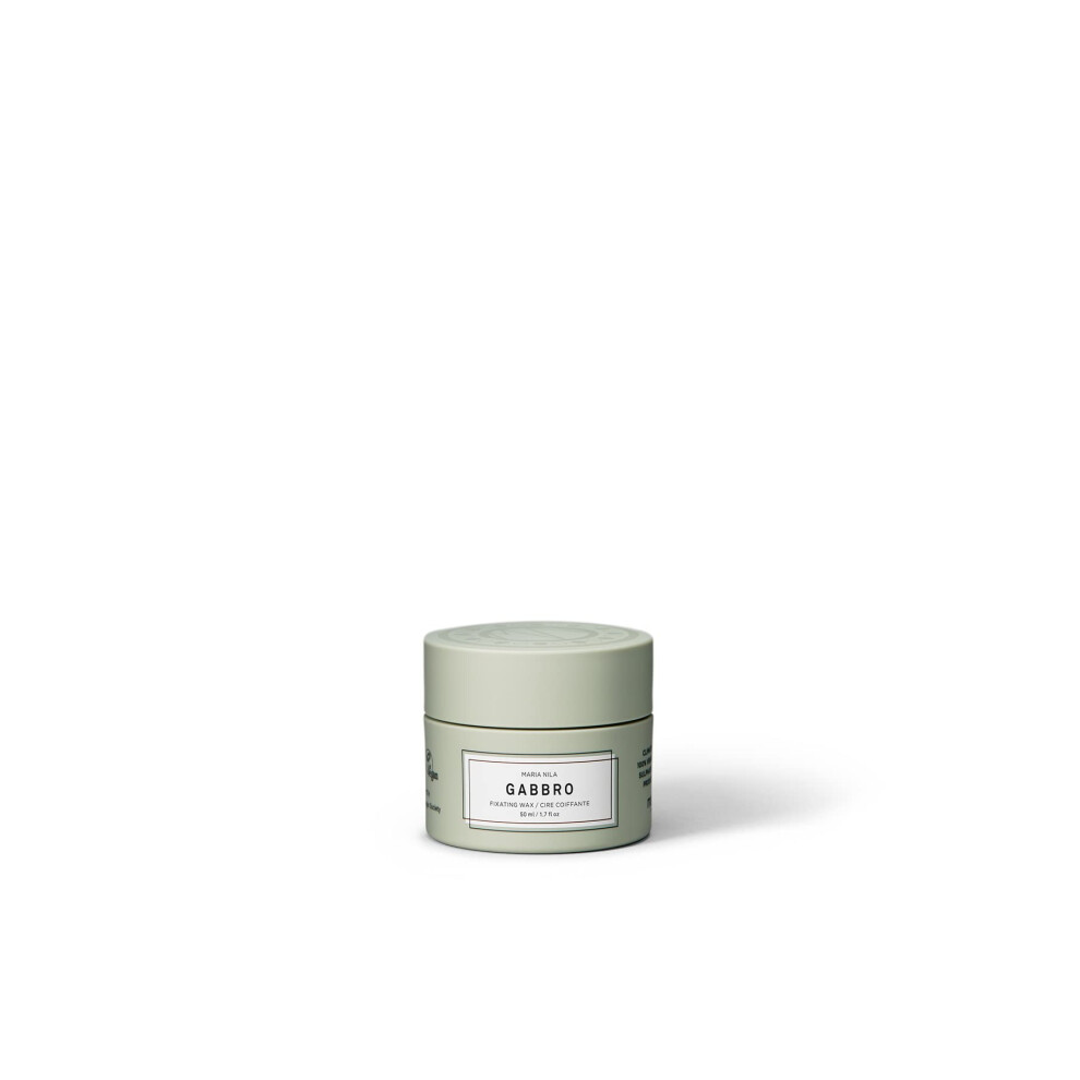 Maria Nila Hair Wax Gabbro, 50 Ml, Hold 4/5, For Short Hairstyles, Quick-Drying & Strong Firmness, 100% Vegan & Sulfate/Paraben Free