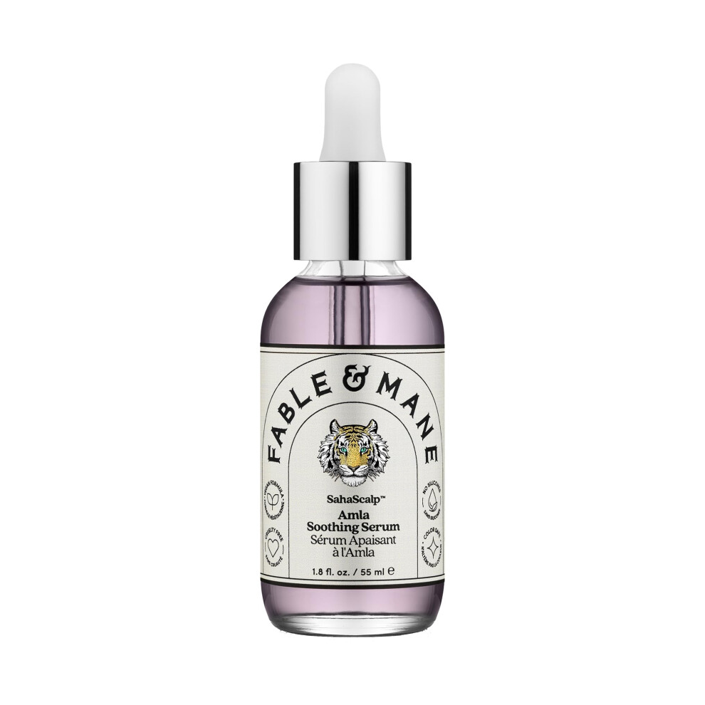 Fable & Mane Amla Soothing Serum With Rosemary Oil Purifies And Balances Irritation. Detox Treatment For Dry, Itchy Or Sensitive Scalps (55Ml)