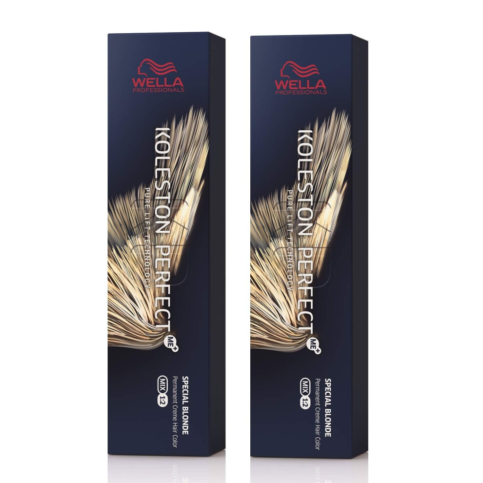 Wella Koleston Perfect Me+ Kp Special Blonds 12/1 Special Blonde Ash, Pack Of 2