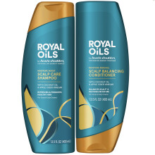 Head and Shoulders Shampoo and Conditioner, Moisture Renewal, Anti Dandruff Treatment and Scalp Care, Royal Oils Collection with Coconut Oil, 27 Oz