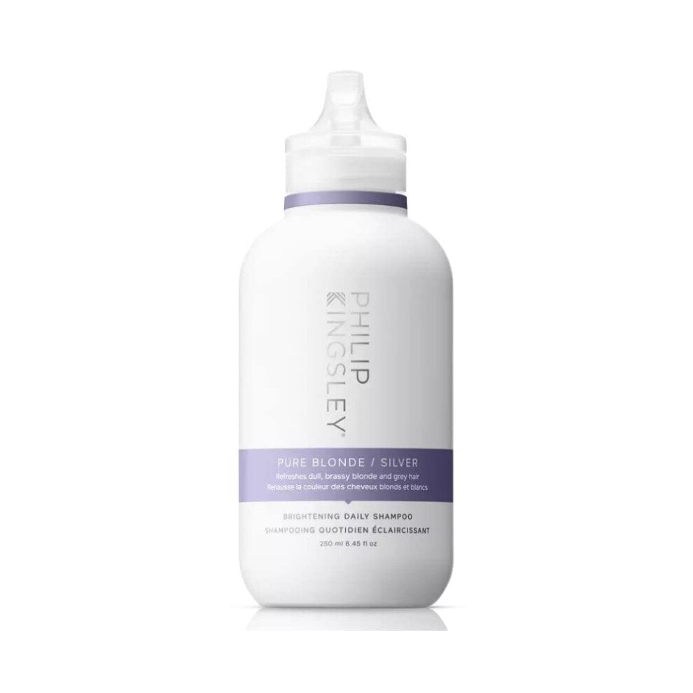 Philip Kingsley Silver/Purple | Pure Blonde/ Brightening Shampoo | Colour Correcting Shampoo For Blonde, Grey Platinum Bleached, Brassy Hair |