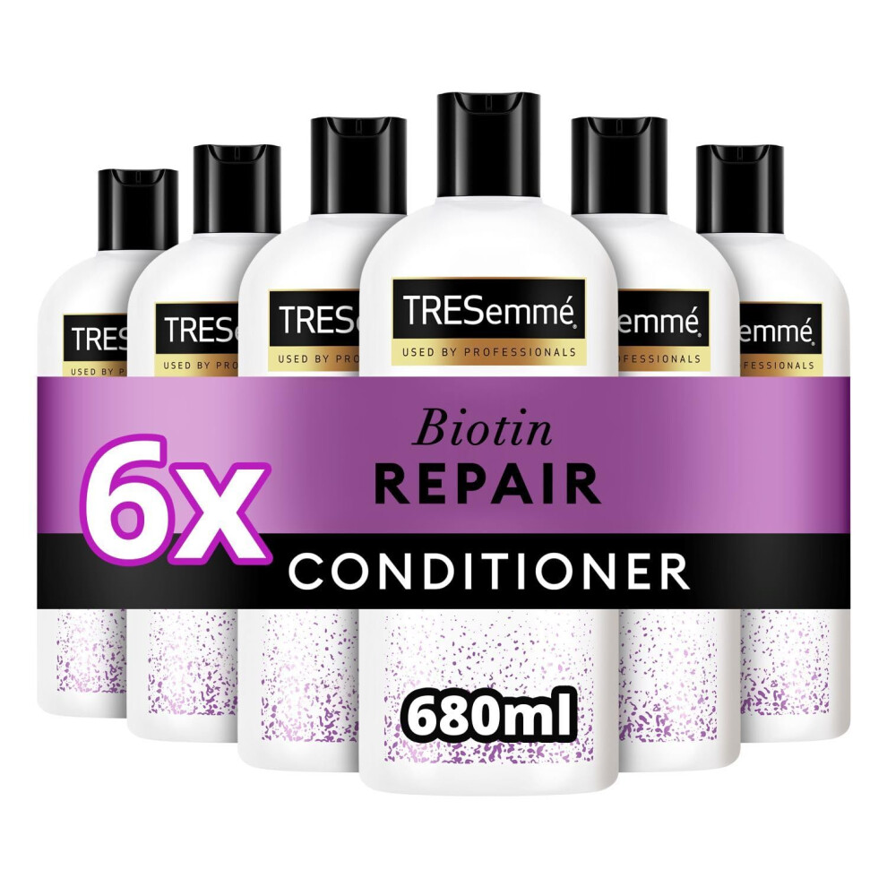 TresemmãÂ© Tresemme Biotin Repair Conditioner Visibly Repairs 7 Types Of Damage In 1 Use For Dry, Damaged Hair 6X 680 Ml